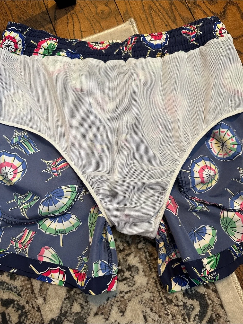 Polo by Ralph Lauren Navy Floral Swim Trunks